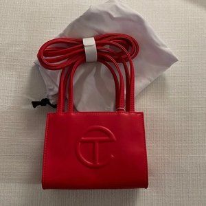 Telfar Small Red Shopping Bag